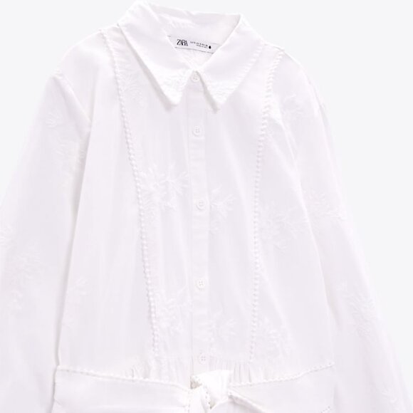 TRIMMED MIDI DRESS - Picture 7 of 8